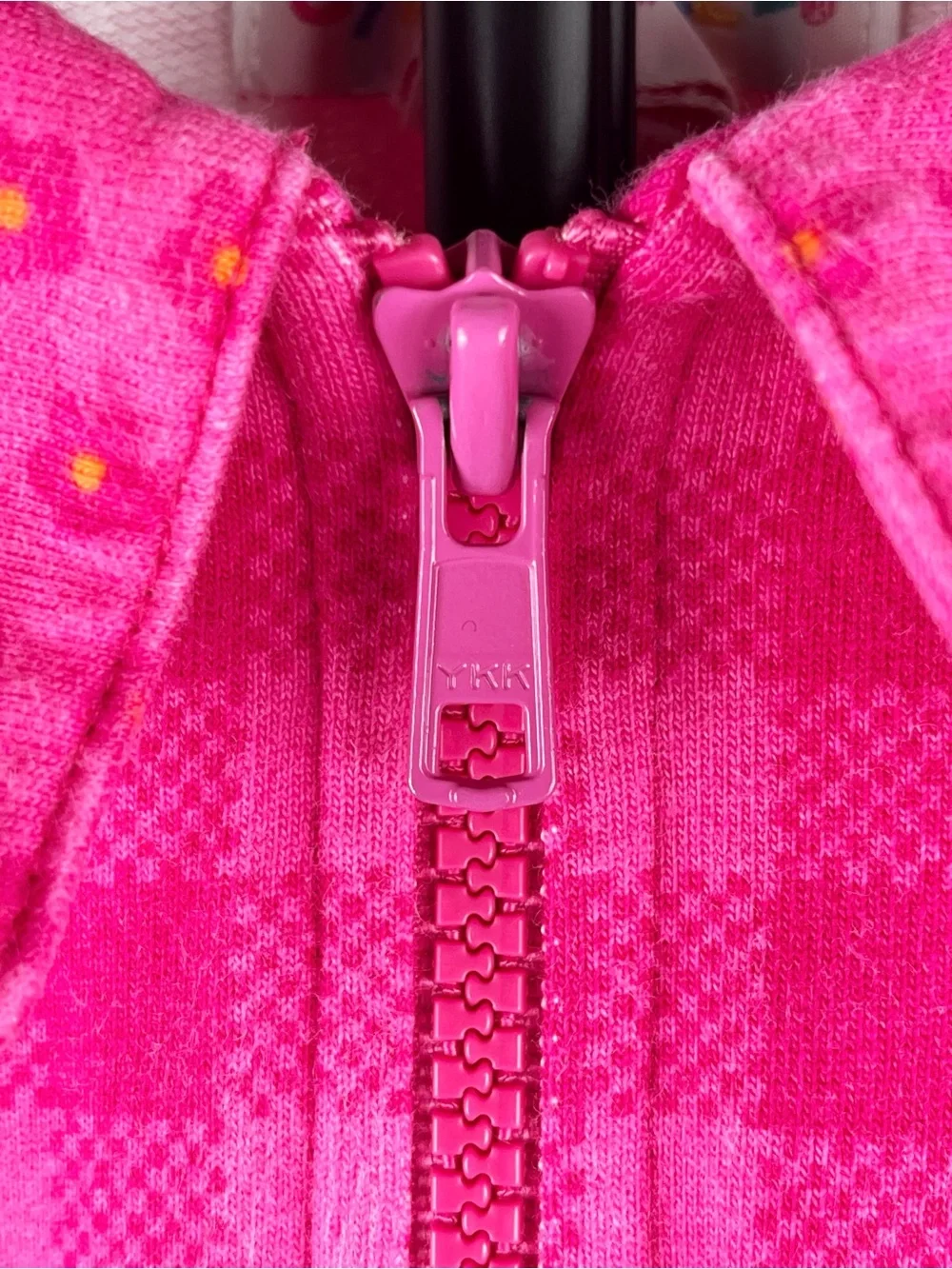 Gymboree (MED) 1990s Pink Plaid Gingham Zip-Up Rainbow Tag Vintage Jacket